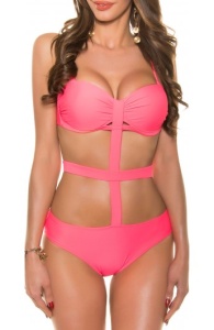 Monokini Sexy cu Decupaje si Sutien Push-Up - Img 7