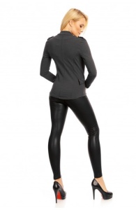Sacou dama tip blazer cu nasturi si guler clasic - Img 7