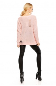 Pulover Calduros din Tricot cu Taieturi Decorative - Img 20