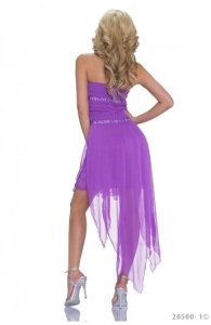 Rochie Asimetrica din Voal - Img 4