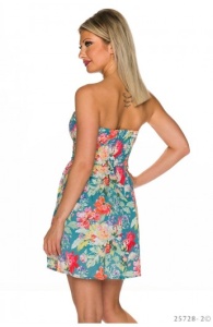 Rochie Babydoll cu Model Floral - Img 6