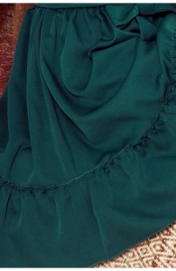 Rochie feminină și elegantă, cu decolteu Bardot - Img 8