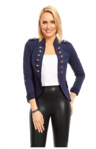 Sacou dama tip blazer cu nasturi si guler clasic - Img 8