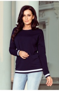 Bluza dama confortabila bleumarin - Img 1