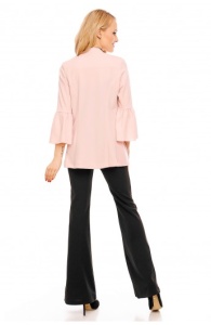 Cardigan elegant cu mâneci clopot și design modern - Img 4