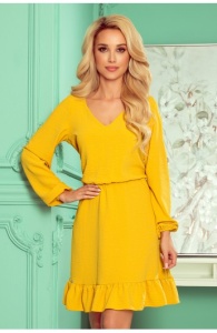 Rochie cu decolteu si talie elastica - Img 3