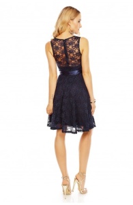 Rochie midi din dantela fara maneci - Img 7
