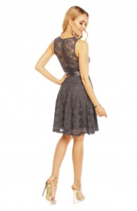 Rochie midi din dantela fara maneci - Img 12