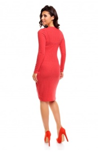 Rochie Mini Asimetrica cu Fusta Parte peste Parte - Img 4