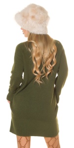 Rochie Pulover Oversize cu Guler Înalt – Tricot Moale, Casual & Elegant - Img 10