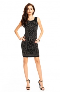 Rochie Scurta cu Model cu Pietricele - Img 3