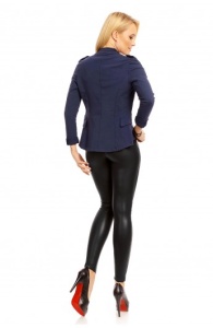 Sacou dama tip blazer cu nasturi si guler clasic - Img 9