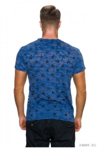 Tricou Imprimat cu Decolteu in V - Img 4