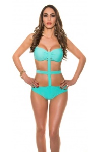 Monokini Sexy cu Decupaje si Sutien Push-Up - Img 4
