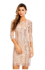 Rochie eleganta cu paiete