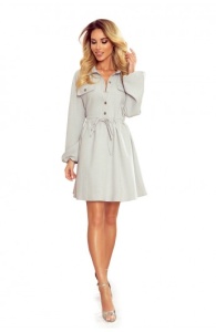 Rochie model camasa cu guler - Img 13