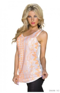 Top Dama Casual cu Print Abstract - Img 2