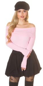 Bluza damă elegantă cu umeri goi, mâneci lungi și croială mulată – casual & chic - Img 5