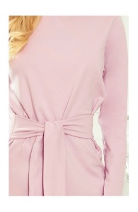 Rochie roz cu cordon in talie 2 xl - Img 4
