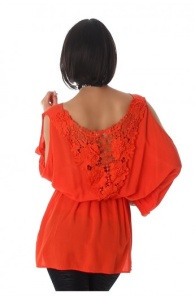 Bluza dama despicata la umar - Img 2