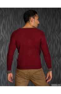 Bluza Two-Tone cu Aspect Degradat - Img 6