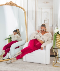 Colanți modelatori cu talie înaltă captusiti - Img 7