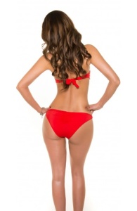 Monokini cu Detaliu Argintiu si Slip Clasic - Img 14