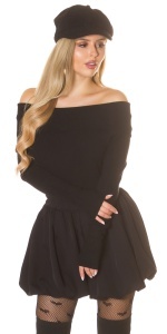 Bluza damă elegantă cu umeri goi, mâneci lungi și croială mulată – casual & chic - Img 9