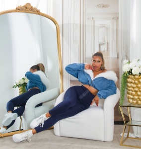 Colanți modelatori cu talie înaltă captusiti - Img 8