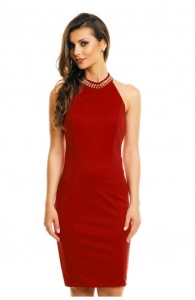Rochie Office Midi Fara Maneci - Img 1