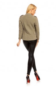Sacou dama tip blazer cu nasturi si guler clasic - Img 3