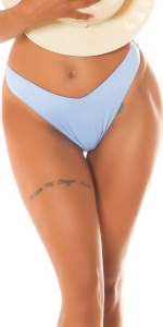 Slip de baie damă brazilian cu talie în V și croială înaltă pe picior