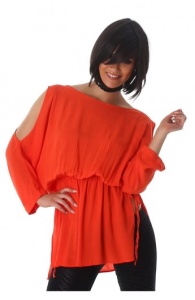 Bluza dama despicata la umar - Img 1
