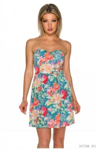 Rochie Babydoll cu Model Floral - Img 4