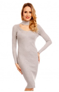 Rochie midi mulata din tricot - Img 5