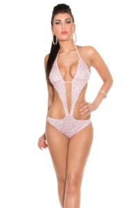 Monokini cu Decupaje si Aplicatii Stralucitoare - Img 10