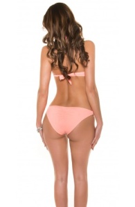 Monokini cu Detaliu Argintiu si Slip Clasic - Img 3
