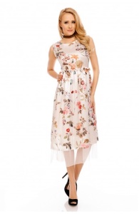 Rochie cu Model In Flori Pentru Femei - Img 2
