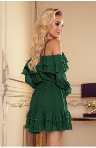 Rochie de sifon cu umerii goi - Img 2