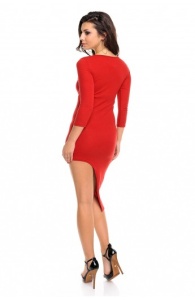 Rochie midi eleganta asimetrica - Img 5
