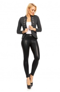Sacou dama tip blazer cu nasturi si guler clasic - Img 6
