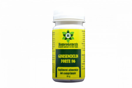 Ginesenciclin Forte 86 - 60 comp Data expirarii: 2026 STOC LIMITAT
