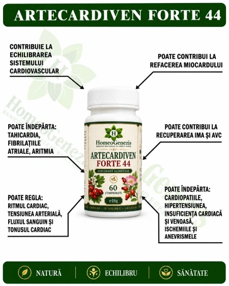 ARTECARDIVEN FORTE 44 – 60 comprimate - Img 2