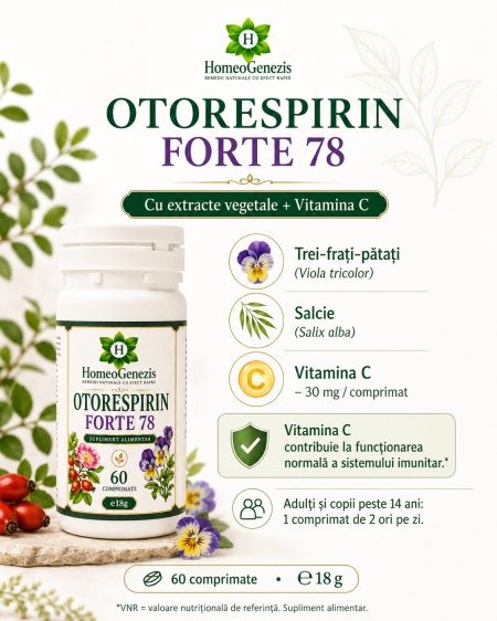 Otorespirin Forte 78 - 3 x 60 comp - Pachet Economic Data expirarii: 2029 - Img 2