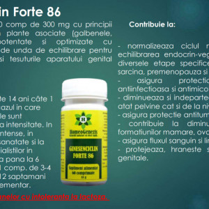 Ginesenciclin Forte 86 - 60 comp Data expirarii: 2026 STOC LIMITAT - Img 3