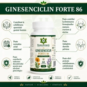 Ginesenciclin Forte 86 - 60 comprimate - Img 2