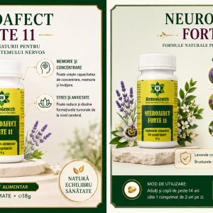 Neuroafect Forte 11 - 3 x 60 comp - Pachet Economic - Img 2