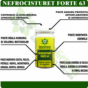Nefrocisturet Forte 63 - 60 comp Data expirarii: 2026 - Img 2