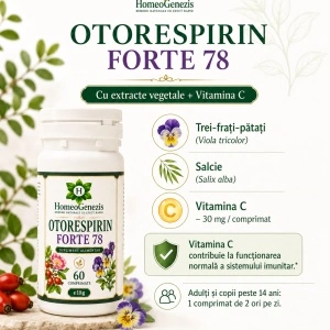 Otorespirin Forte 78 - 3 x 60 comprimate - Pachet Economic - Img 2