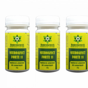 Neuroafect Forte 11 - 3 x 60 comp - Pachet Economic